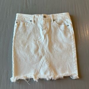 Liverpool Los Angeles White Jean Denim Pencil Skirt Size 2/26